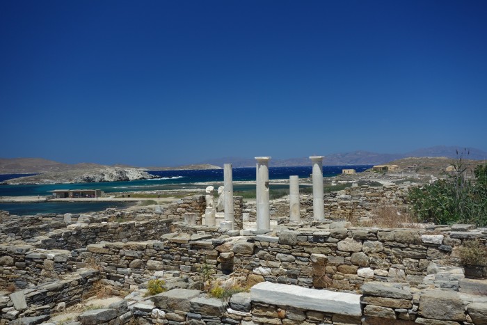 World Heritage site, Delos Island. June 2014