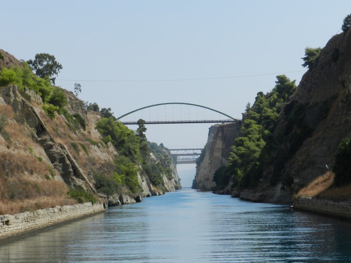 Corinth Channel, Corinth Greece (July-September 2014)