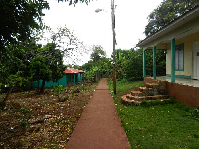 "main road" on Little Corn Island