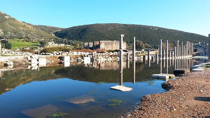 Some part of the Agora submerged, Patara Ancient Site