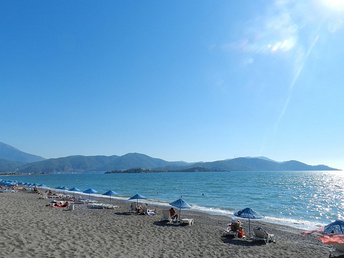Çalış Beach in city is a place to relax both in summer and winter.