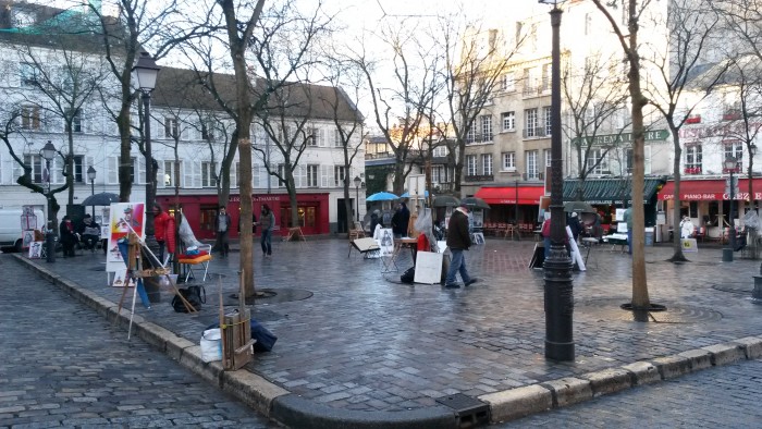 The Place du Tertre, the heart of Montmarte