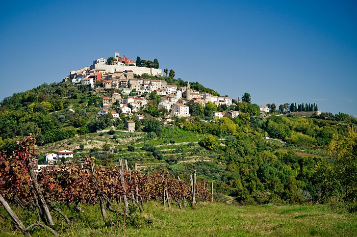 Small, yet beautiful town of Motovun - Istria Croatia