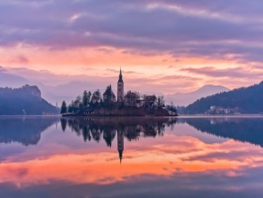 Lake Bled in Slovenia