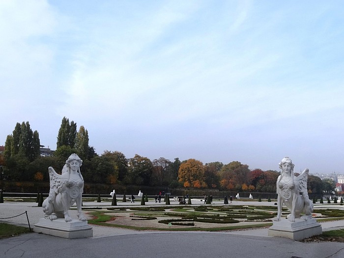 The Gardens of Belvedere Palace Vienna