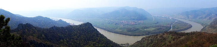 Panorama of the Wachau valley