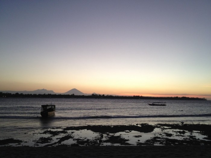 Sunset on Gili Meno, Bali