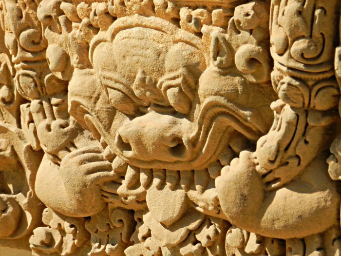 Lintel, Angkorian Style, Battambang Museum