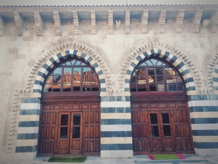 View from Ulu Cami ( Grand Mosque) courtyard.