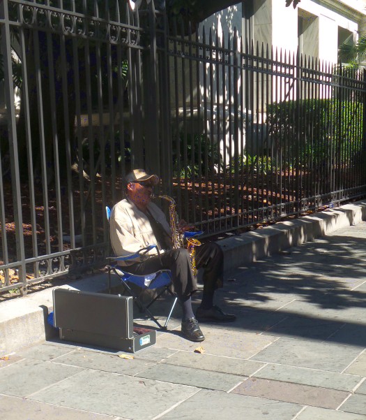 New Orleans - Street jazz musician